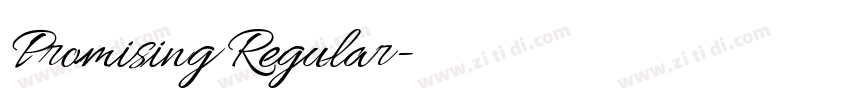 Promising Regular字体转换 Promising Regular字体转换
